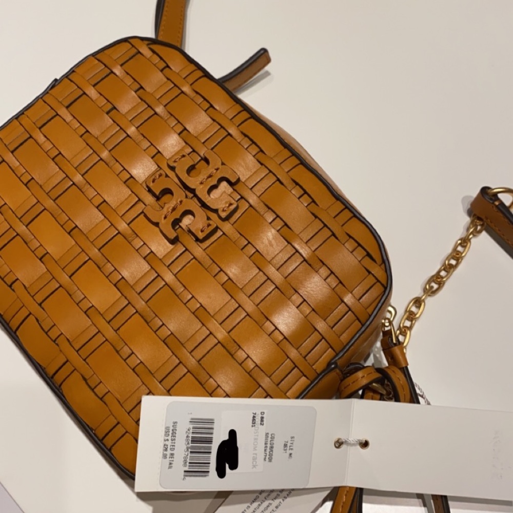 Tory Burch Woven Camera Bag - Picture 2 of 4